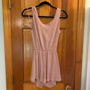 Francesca’s Knit Cross Back Romper